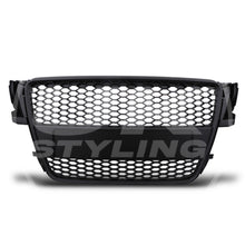 Honeycomb Debadged Badgeless Black Mesh Race Grill Grille For AUDI A5 8T 08-11