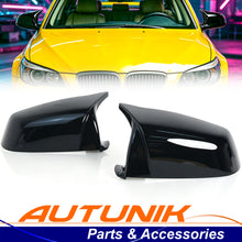 L+R Gloss Black O/S Wing Mirror Cover Caps for BMW 5 Series E60 E61 6 Series E63 E64 LCI 08-11