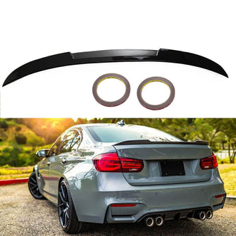 Rear Boot Spoiler Lip Gloss Black For BMW 3 Series F30 F80