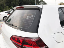 For VW Golf MK7 Spoiler Rear Window Canard Air Splitter Flaps Side Wing Trim Cover 13-20
