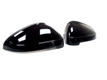 Glossy Black Side Mirror Cover Caps for Audi B9 A4 S4 RS4 A5 F5 S5 RS5 2018-2022 With Lane Assist mc72