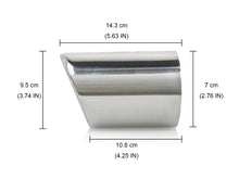 4x Chrome Exhaust Pipe Tail Muffler Tips For BMW F87 M2 F80 M3 F82 F83 M4 60mm Pipes