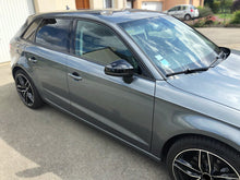 Gloss Black Mirror Covers Replace For Audi A3 S3 RS3 8V 2013-2020 w/ Lane Assist