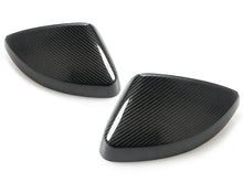 L+R Carbon Fiber Wing Mirror Cover Caps for Audi A3 S3 8V RS3 Without Lane Assist 13-20