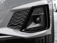 Black Front Bumper Fog Light Grilles Cover For Audi A5 S5 F5 S Line 2020+