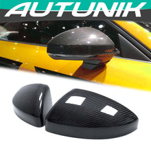 Fit for 2015-2022 Audi TT MK3 R8 Real Carbon Fiber Mirror Cover Caps Replacement w/o Lane Assist mc17