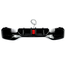 Gloss Black Rear Diffuser Bumper W/ LED For BMW 1 Series F20 F21 M135I M140I 15+
