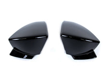 Glossy Black Side Mirror Cover Caps Replacement for SEAT Leon 5F Arona Ibiza KJ