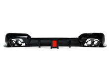 Gloss Black Rear Diffuser with LED Light Exhaust Tips For BMW 3 Series G20 G21 M Sport 19-21