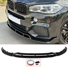 Front Splitter Spoiler Lip Kit Glossy Black For BMW X5 F15 2013-2018