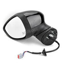 Gloss Black Left Wing Mirror Electric Heated 6 Pins For Ford Fiesta 2013-2017