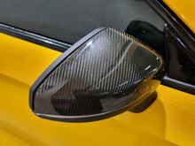 L+R Carbon Fiber Wing Mirror Cover Caps for Audi A3 S3 8V RS3 Without Lane Assist 13-20