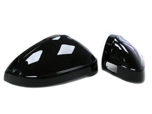 Glossy Black Side Mirror Cover Caps for Audi B9 A4 S4 RS4 A5 F5 S5 RS5 2018-2022 With Lane Assist mc72