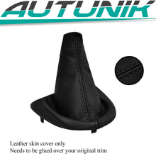 Black Stitch Leather Gear Cover For Renault Master 2004-2010