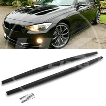 Side Skirts Extension Blade Diffuser Pair For BMW 3 Series F30 12-18