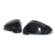 Side Mirror Cover Caps Glossy Black for Audi A4 B9 S4 RS4 A5 S5 RS5 W/O Lane Assist 2016-2021 mc20
