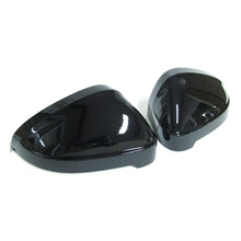 Side Mirror Cover Caps Glossy Black for Audi A4 B9 S4 RS4 A5 S5 RS5 W/O Lane Assist 2016-2021 mc20
