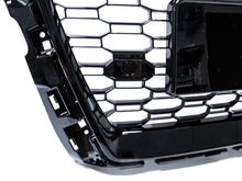 Honeycomb Grille Front Hood Bumper Grill Black For Audi A3 S3 w/o ACC 2017-2019