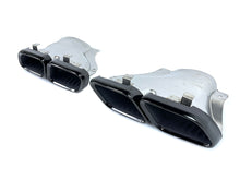 Rear Bumper Diffuser Lips Exhaust Tips for Mercedes CLS W218 550 63 AMG 15-18