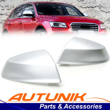 L+R Matt Chrome Wing Mirror Cover Caps for AUDI Q5 FY 17+ Q7 SQ7 RSQ7 4M 15+ Without Lane Assist