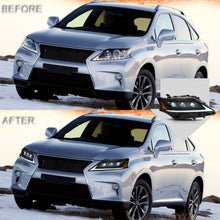LED Headlights For 2013-2015 Lexus RX270 RX300 RX350 Animation