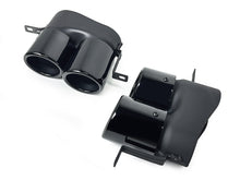 Gloss Black Exhaust Tips Pipes for BMW G20 Sedan Sport Bumper 19-22