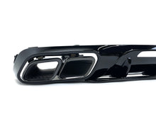 Rear Bumper Diffuser Lips Exhaust Tips for Mercedes CLS W218 550 63 AMG 15-18