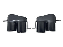 Gloss Black Exhaust Tips Pipes for BMW G20 Sedan Sport Bumper 19-22