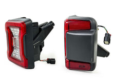 LED Rear Tail Lights for Jeep Wrangler JL 2018-2024 Upgrade Lamps Clear Red