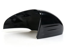 L+R Glossy Black Wing Mirror Cover Caps for Mercedes A Cl. W177 V177 CLA C118 X118 19-23