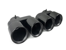 Glossy Black Exhaust Tips for BMW X5 G05 X6 G06 X7 G07 With 1 Pipe left & right