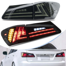 LED Tail Lights for Lexus IS250 IS350 ISF 2006-2015 Smoked Lens Rear Lamp