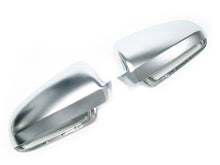 Side Mirror Caps Cover Replacement Matte Chrome for Audi A4 S4 B6 B7 A6 C6 A3 mc1