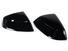 Gloss Black Side Mirror Caps Replace for Audi Q5 SQ5 Q7 2018-2024 No Lane Assist