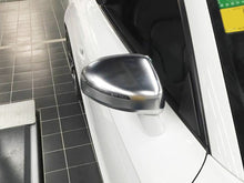 2x Aluminum Matt Chrome Mirror Cover for Audi TT MK2 8J R8 RS TTS 06-14