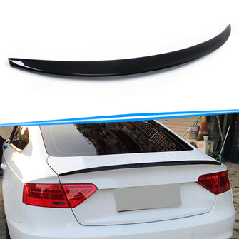 Gloss Black Rear Trunk Spoiler for Audi A5 8T Sportback 19-16