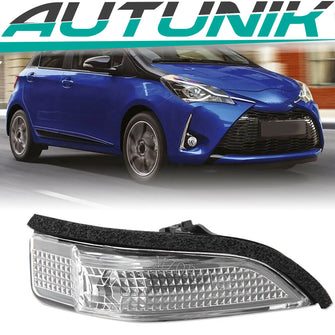 Right Wing Mirror Indicator Light Lamp Turn Signal Lens For Toyota Yaris 11-19