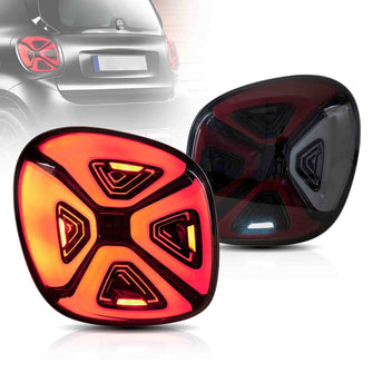 2015-2020 For Mercedez Smart 453 Fortwo Forfour LED Tail Lights  Smoked Clear