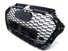 Honeycomb Grille Front Hood Bumper Grill Black For Audi A3 S3 w/o ACC 2017-2019