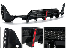 Gloss Black Rear Diffuser with LED Light For BMW 3 Series G20 G21 M Sport 2022+ LCI