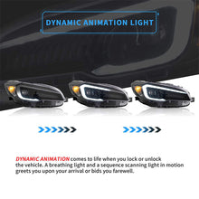 Projector Led Headlights For 2015-2021 Subaru WRX STI W/Animation DRL