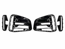 Black Front Bumper Fog Light Grilles Cover For BMW 4 Series G22 G23 M sport bumper 21-26