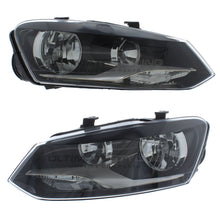 Headlights for VW Polo Mk5 6R 2009-2015 Twin Reflector Headlamps