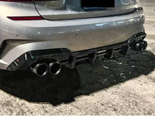 Glossy Carbon Fiber Exhaust Tips Black for BMW G42 G20 G22 G26 G30 60-63mm pipes