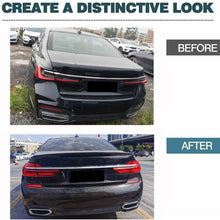 Rear Boot Spoiiler Lip Gloss Black For BMW 7 Series G11 G12 740i 750i