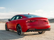 Black Diffuser Chrome Exhaust Tips For Audi A5 B9 S-line 2020-2023