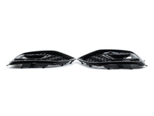 Black Front Bumper Fog Light Grilles Cover For Audi Q5 SQ5 FY S Line 2021+ w/ ACC