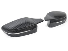 L+R Carbon Look Wing Mirror Cover Caps for BMW 3 Series G20 G21 5 Series G30 G31 7 Series G11 G12
