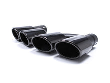 Gloss black exhaust tips For AUDI A3 8V A4 B8 B9 A5 8T F5 A6 C7 55-59mm pipes
