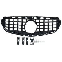 Front Grille Panamericana GT Glossy Black For Mercedes E Class W212 2014-2016